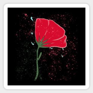 Red Rose Sticker